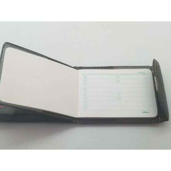 Xuening Chinese Language Leather Fold Over Snap Pocket Address Photo Book - Picture 11 of 11